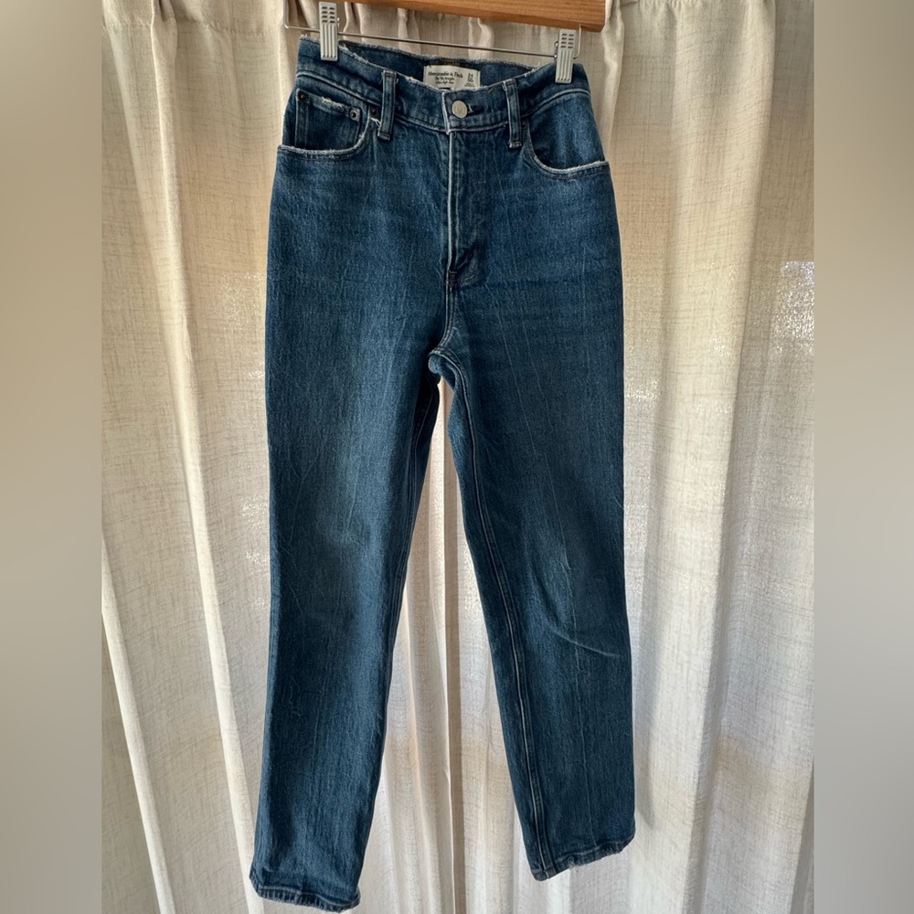 Abercrombie & Fitch Blue Denim Jeans Curve Love